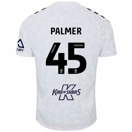 Kandiny Kinder Kasey Palmer #45 Weiß Auswärtstrikot Trikot 2024/25 T-Shirt Österreich