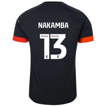 Kandiny Kinderen Marvelous Nakamba #13 Zwart Oranje Uitshirt Uittenue 2024/25 T-Shirt