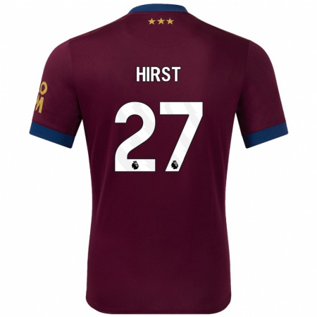 Kandiny Kinderen George Hirst #27 Bruin Uitshirt Uittenue 2024/25 T-Shirt