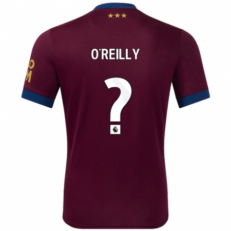 Kandiny Kinderen Connor O'reilly #0 Bruin Uitshirt Uittenue 2024/25 T-Shirt