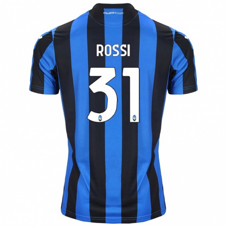 Kandiny Heren Francesco Rossi #31 Blauw Zwart Thuisshirt Thuistenue 2024/25 T-Shirt