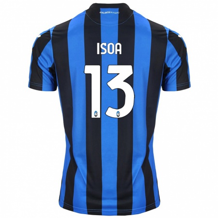 Kandiny Heren Isaac Isoa #13 Blauw Zwart Thuisshirt Thuistenue 2024/25 T-Shirt