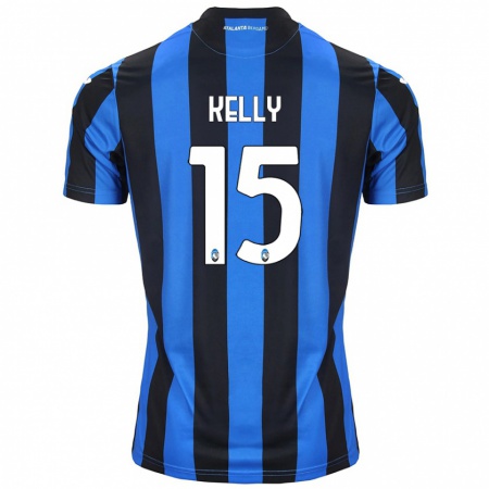 Kandiny Heren Maegan Kelly #15 Blauw Zwart Thuisshirt Thuistenue 2024/25 T-Shirt