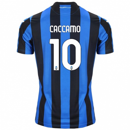 Kandiny Uomo Maglia Patrizia Caccamo #10 Blu Nero Kit Gara Home 2024/25 Maglietta