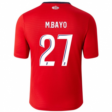 Kandiny Heren Mohamed Bayo #27 Rood Wit Thuisshirt Thuistenue 2024/25 T-Shirt