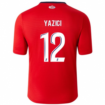 Kandiny Heren Yusuf Yazici #12 Rood Wit Thuisshirt Thuistenue 2024/25 T-Shirt