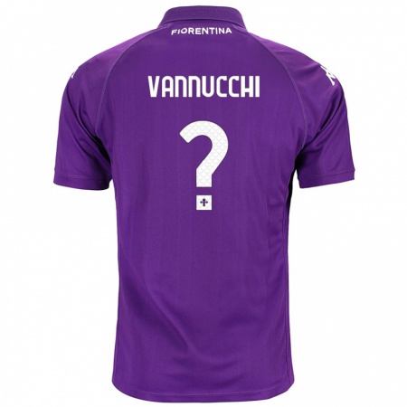 Kandiny Herren Tommaso Vannucchi #0 Violett Heimtrikot Trikot 2024/25 T-Shirt Österreich