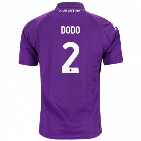 Kandiny Heren Dodô #2 Paars Thuisshirt Thuistenue 2024/25 T-Shirt