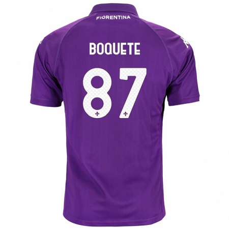 Kandiny Heren Verónica Boquete #87 Paars Thuisshirt Thuistenue 2024/25 T-Shirt