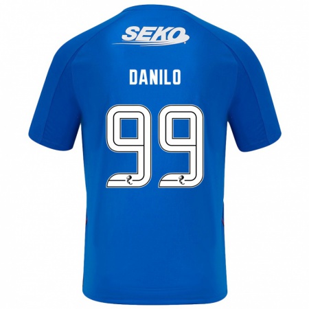 Kandiny Uomo Maglia Danilo #99 Blu Scuro Kit Gara Home 2024/25 Maglietta