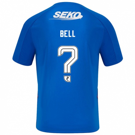 Kandiny Uomo Maglia Cameron Bell #0 Blu Scuro Kit Gara Home 2024/25 Maglietta