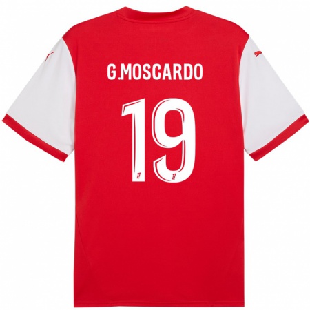 Kandiny Heren Gabriel Moscardo #19 Rood Wit Thuisshirt Thuistenue 2024/25 T-Shirt