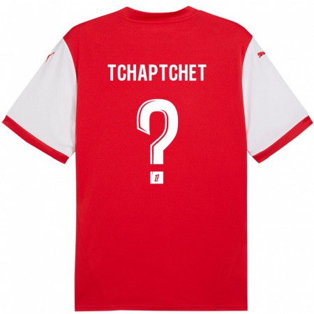 Kandiny Heren Arthur Tchaptchet #0 Rood Wit Thuisshirt Thuistenue 2024/25 T-Shirt