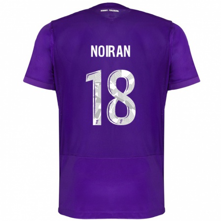 Kandiny Herren Clara Noiran #18 Violett Weiß Heimtrikot Trikot 2024/25 T-Shirt Österreich