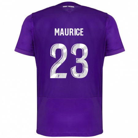 Kandiny Heren Sandra Maurice #23 Paars Wit Thuisshirt Thuistenue 2024/25 T-Shirt