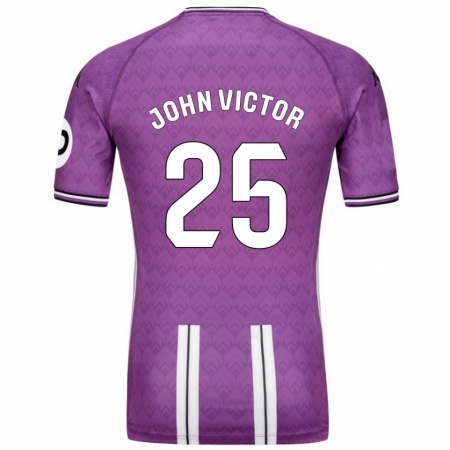 Kandiny Heren John Victor #25 Paars Wit Thuisshirt Thuistenue 2024/25 T-Shirt