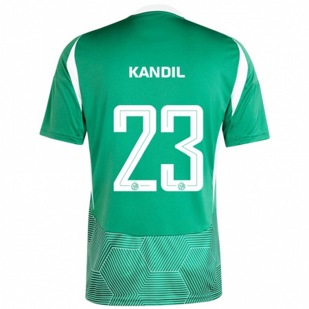 Kandiny Heren Maor Kandil #23 Groen Wit Thuisshirt Thuistenue 2024/25 T-Shirt