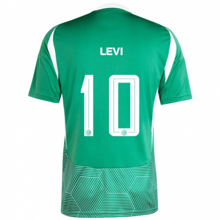 Kandiny Herren Yarin Levi #10 Grün Weiß Heimtrikot Trikot 2024/25 T-Shirt Österreich