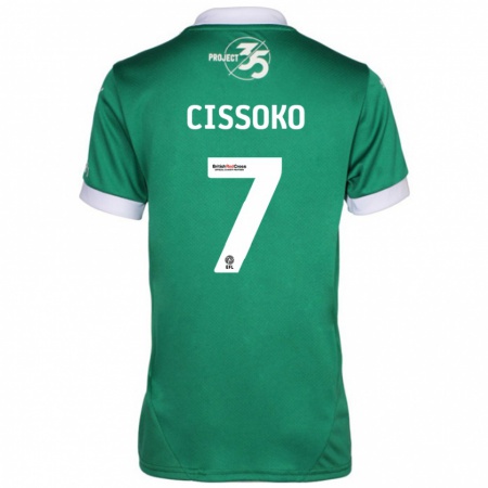 Kandiny Heren Ibrahim Cissoko #7 Groen Wit Thuisshirt Thuistenue 2024/25 T-Shirt