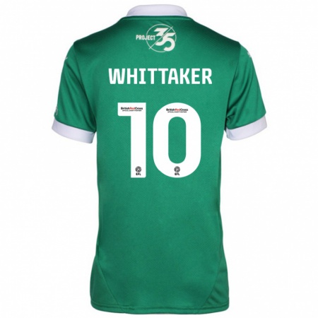 Kandiny Heren Morgan Whittaker #10 Groen Wit Thuisshirt Thuistenue 2024/25 T-Shirt