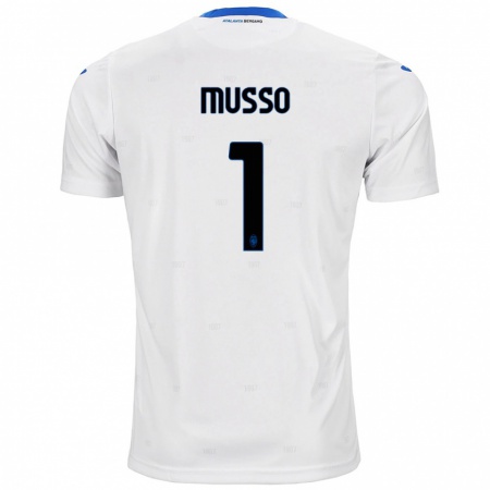 Kandiny Heren Juan Musso #1 Wit Uitshirt Uittenue 2024/25 T-Shirt