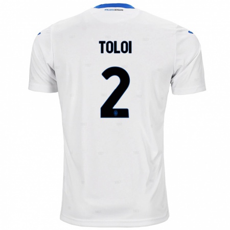 Kandiny Heren Rafael Tolói #2 Wit Uitshirt Uittenue 2024/25 T-Shirt