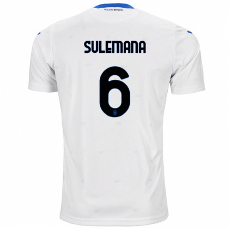 Kandiny Heren Ibrahim Sulemana #6 Wit Uitshirt Uittenue 2024/25 T-Shirt