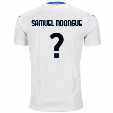 Kandiny Heren Frederick Samuel Ndongue #0 Wit Uitshirt Uittenue 2024/25 T-Shirt