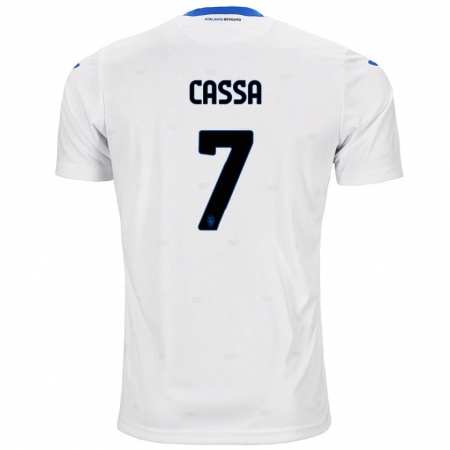 Kandiny Heren Federico Cassa #7 Wit Uitshirt Uittenue 2024/25 T-Shirt