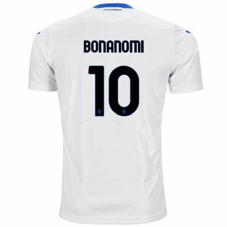 Kandiny Heren Andrea Bonanomi #10 Wit Uitshirt Uittenue 2024/25 T-Shirt