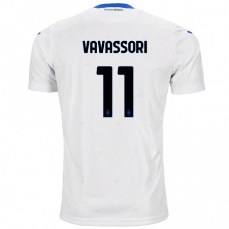 Kandiny Heren Dominic Vavassori #11 Wit Uitshirt Uittenue 2024/25 T-Shirt