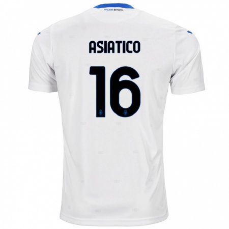 Kandiny Heren Pietro Asiatico #16 Wit Uitshirt Uittenue 2024/25 T-Shirt