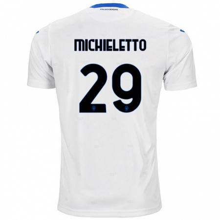 Kandiny Heren Andrea Michieletto #29 Wit Uitshirt Uittenue 2024/25 T-Shirt