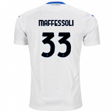 Kandiny Heren Manuel Maffessoli #33 Wit Uitshirt Uittenue 2024/25 T-Shirt