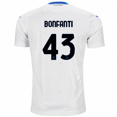 Kandiny Heren Giovanni Bonfanti #43 Wit Uitshirt Uittenue 2024/25 T-Shirt