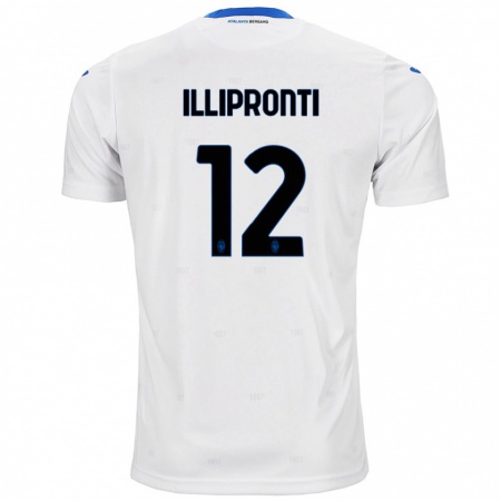 Kandiny Heren Filippo Illipronti #12 Wit Uitshirt Uittenue 2024/25 T-Shirt