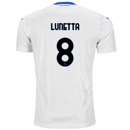 Kandiny Heren Gabriel Lunetta #8 Wit Uitshirt Uittenue 2024/25 T-Shirt