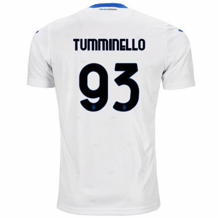 Kandiny Heren Marco Tumminello #93 Wit Uitshirt Uittenue 2024/25 T-Shirt