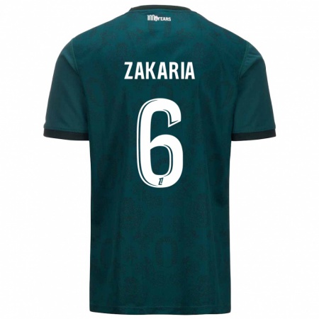 Kandiny Heren Denis Zakaria #6 Donkergroen Uitshirt Uittenue 2024/25 T-Shirt