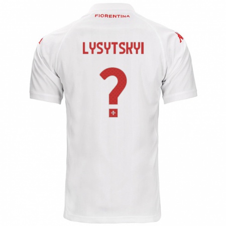 Kandiny Heren Andriy Lysytskyi #0 Wit Uitshirt Uittenue 2024/25 T-Shirt