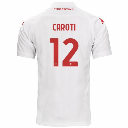 Kandiny Heren Filippo Caroti #12 Wit Uitshirt Uittenue 2024/25 T-Shirt