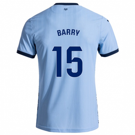 Kandiny Heren Thierno Barry #15 Hemelsblauw Uitshirt Uittenue 2024/25 T-Shirt