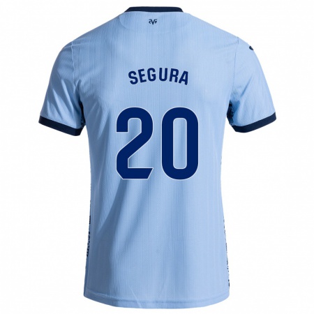 Kandiny Heren Carlos Segura #20 Hemelsblauw Uitshirt Uittenue 2024/25 T-Shirt