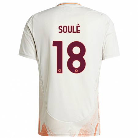 Kandiny Heren Matías Soulé #18 Crème Wit Oranje Uitshirt Uittenue 2024/25 T-Shirt