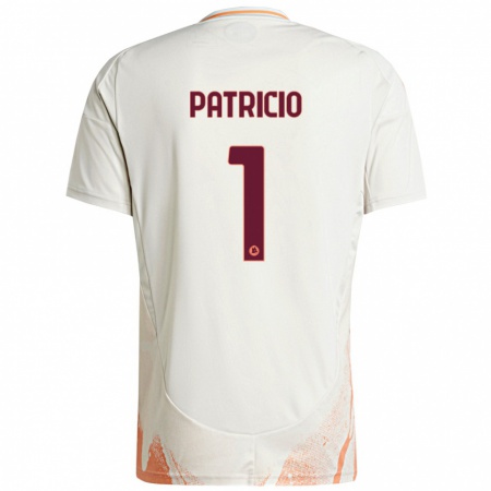 Kandiny Heren Rui Patrício #1 Crème Wit Oranje Uitshirt Uittenue 2024/25 T-Shirt