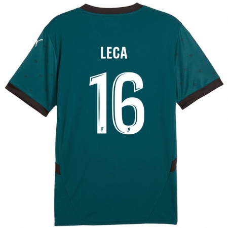 Kandiny Heren Jean-Louis Leca #16 Donkergroen Uitshirt Uittenue 2024/25 T-Shirt