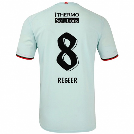 Kandiny Heren Youri Regeer #8 Lichtgroen Uitshirt Uittenue 2024/25 T-Shirt