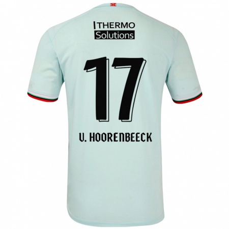 Kandiny Heren Alec Van Hoorenbeeck #17 Lichtgroen Uitshirt Uittenue 2024/25 T-Shirt