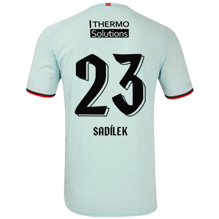 Kandiny Heren Michal Sadílek #23 Lichtgroen Uitshirt Uittenue 2024/25 T-Shirt