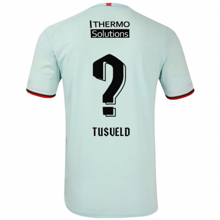 Kandiny Heren Tijn Tusveld #0 Lichtgroen Uitshirt Uittenue 2024/25 T-Shirt